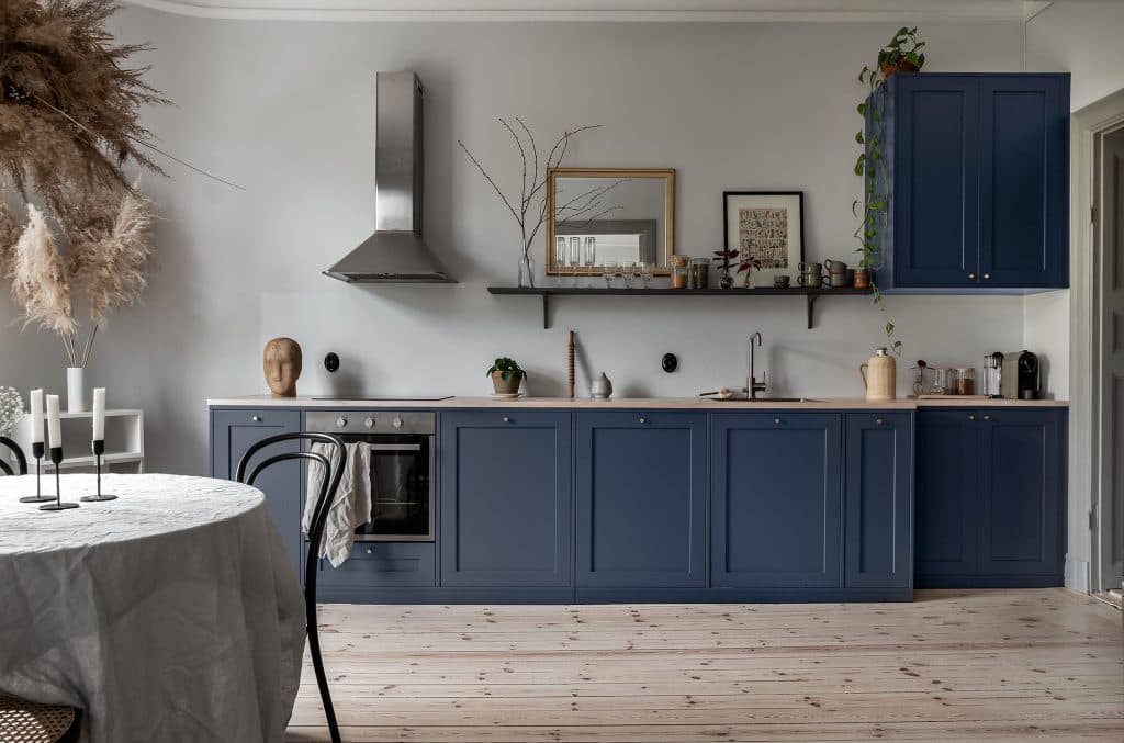 Blått kök IKEA